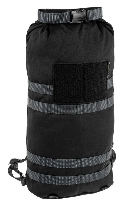Savotta, раница от Cordura 500D с рол-топ затваряне, съвместима с MOLLE/PALS, джоб за хидратация, велкро панел, Hatka 12 L, черна