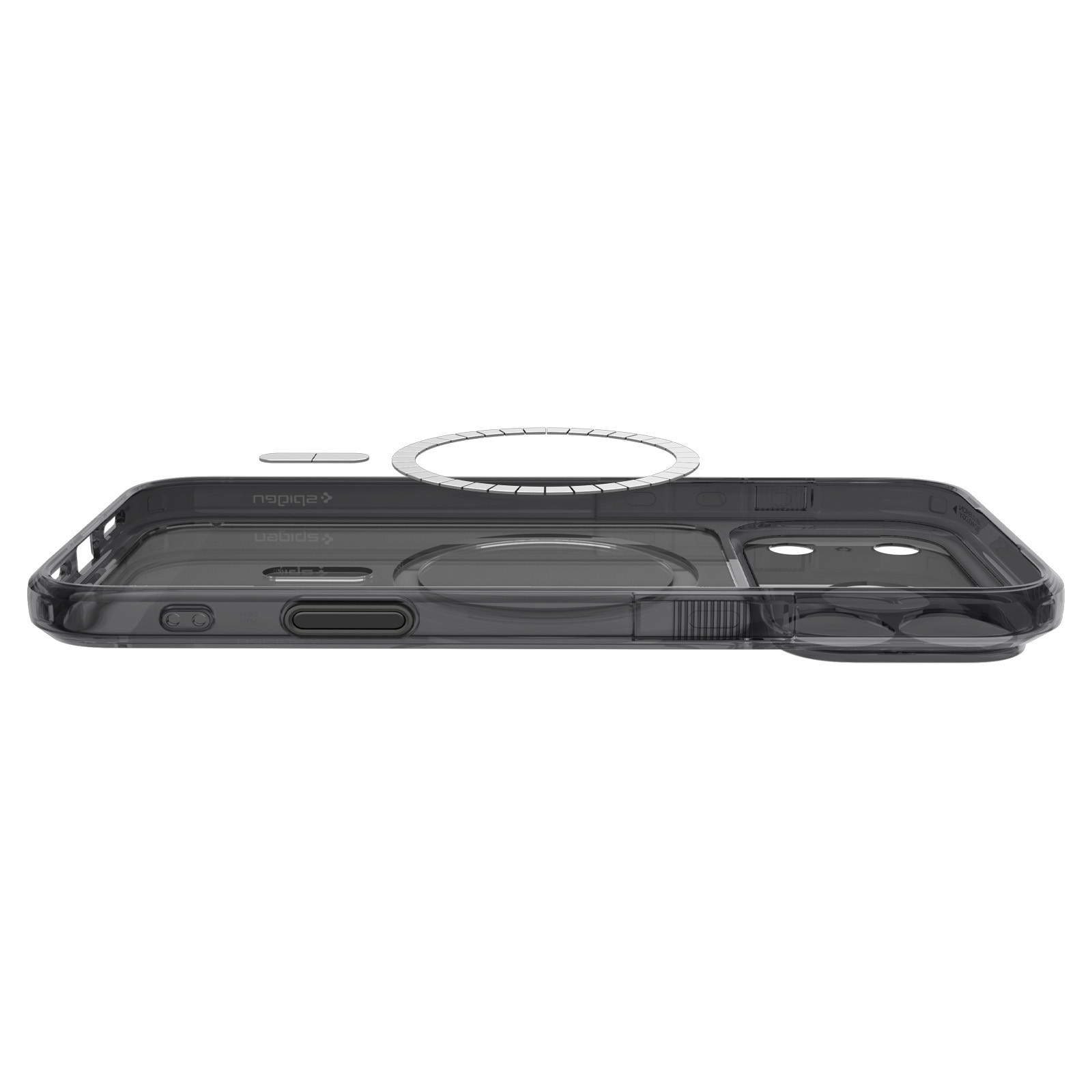 Husa Spigen Ultra Hybrid T cu MagSafe compatibila cu iPhone 18 Pro Max / 17 Pro Max, Matte Black