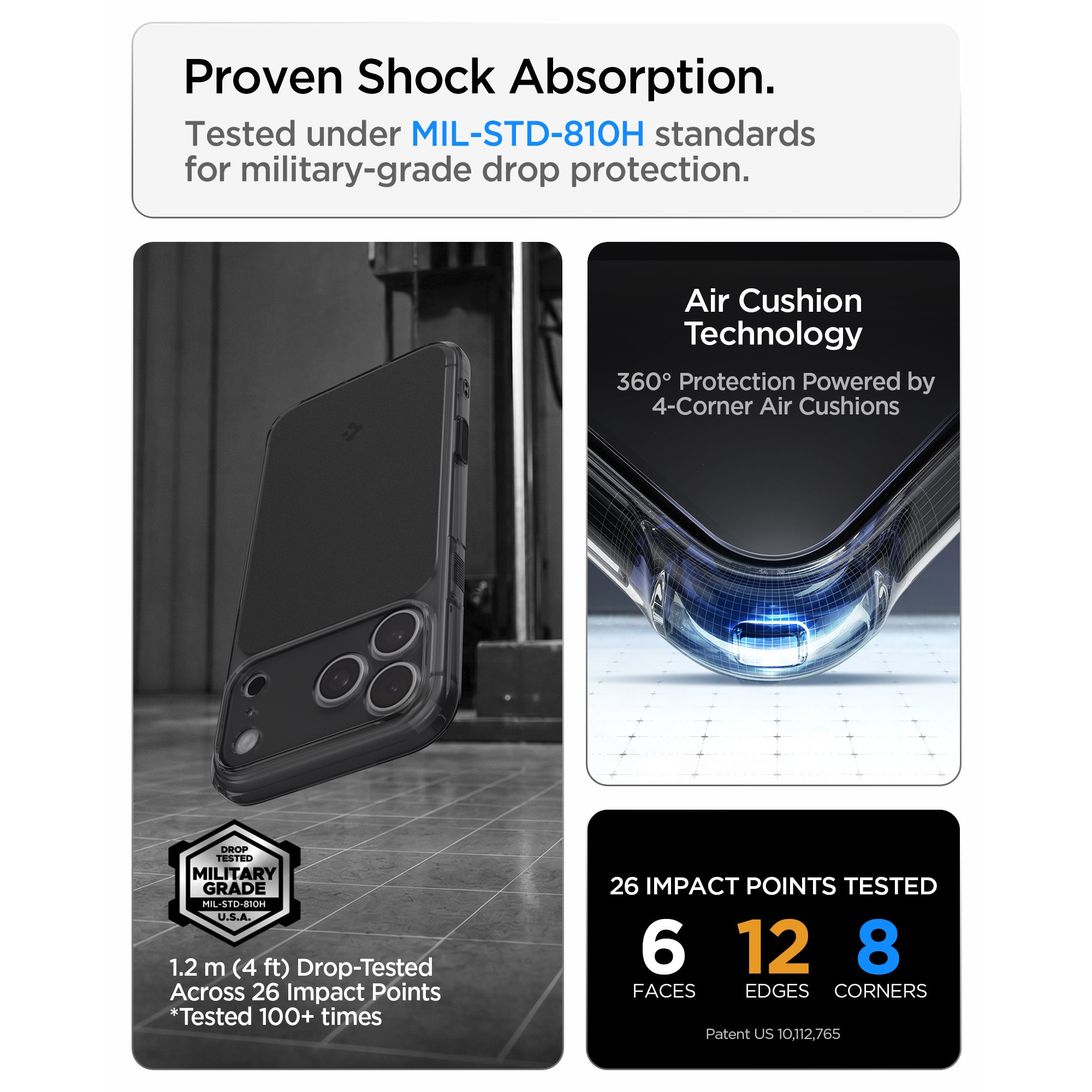 Husa Spigen Ultra Hybrid T cu MagSafe compatibila cu iPhone 18 Pro Max / 17 Pro Max, Matte Black
