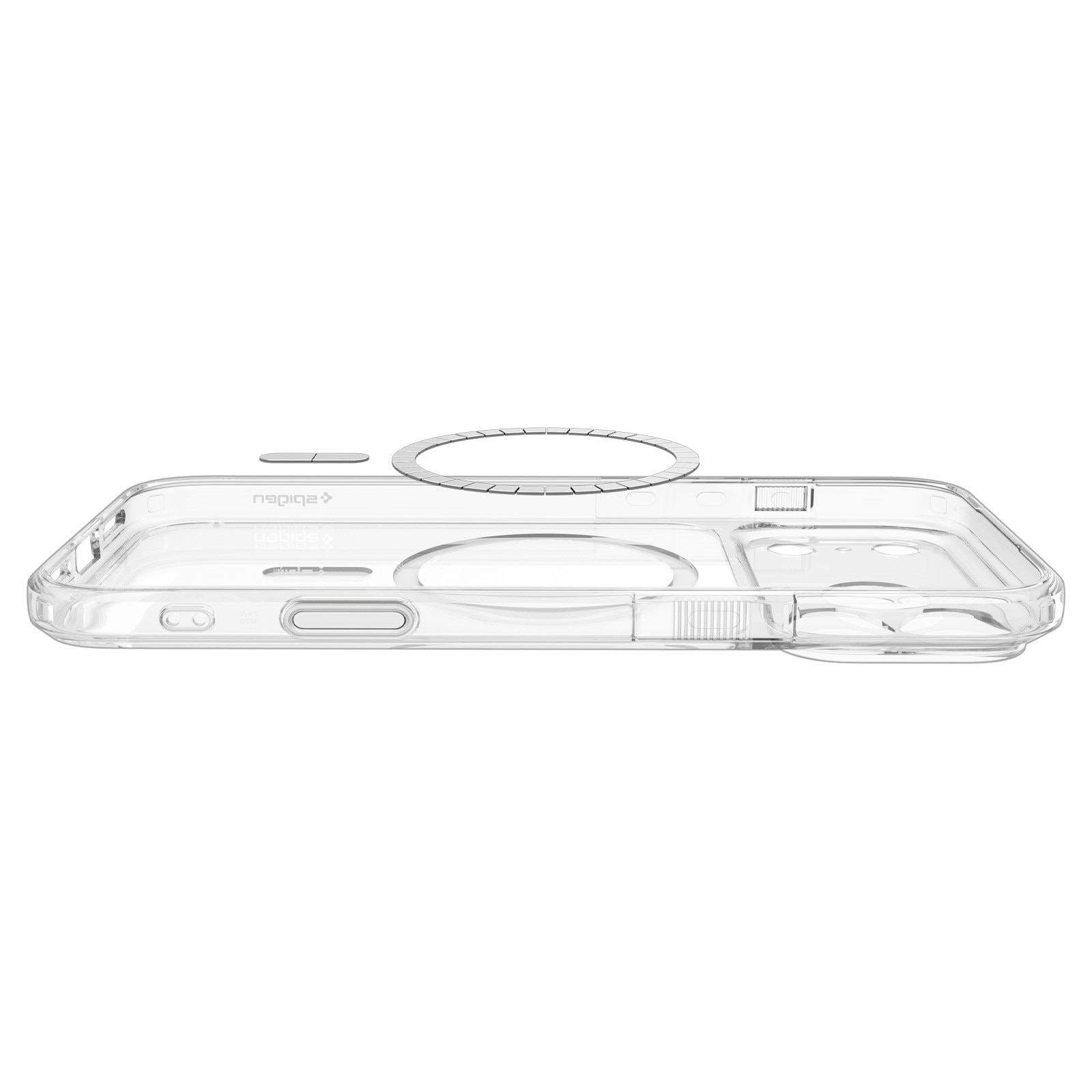 Husa Spigen Ultra Hybrid T cu MagSafe compatibila cu iPhone 18 Pro Max / 17 Pro Max, Glossy White