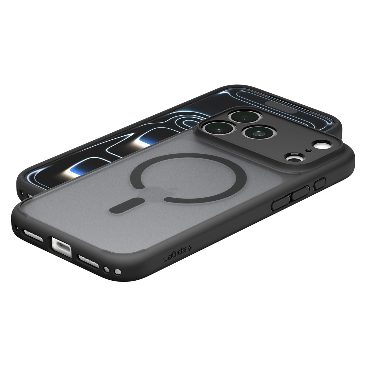 Husa Spigen Ultra Hybrid Matte MagFit cu MagSafe compatibila cu iPhone 18 Pro Max / 17 Pro Max, Frost Black