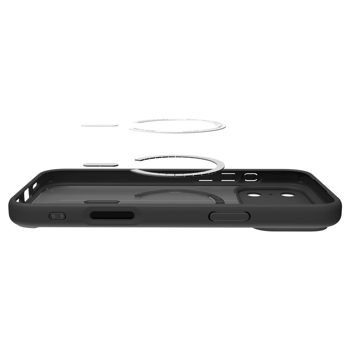 Husa Spigen Ultra Hybrid Matte MagFit cu MagSafe compatibila cu iPhone 18 Pro Max / 17 Pro Max, Frost Black
