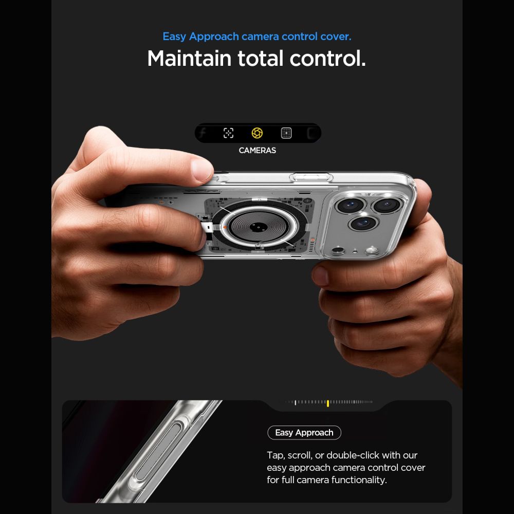 Husa Spigen Ultra Hybrid Mag cu MagSafe compatibila cu iPhone 18 Pro Max / 17 Pro Max, Neo One