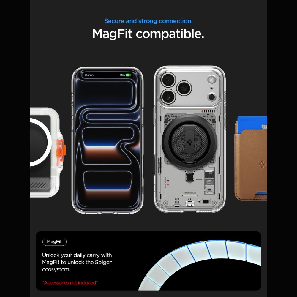 Husa Spigen Ultra Hybrid Mag cu MagSafe compatibila cu iPhone 18 Pro Max / 17 Pro Max, Neo One