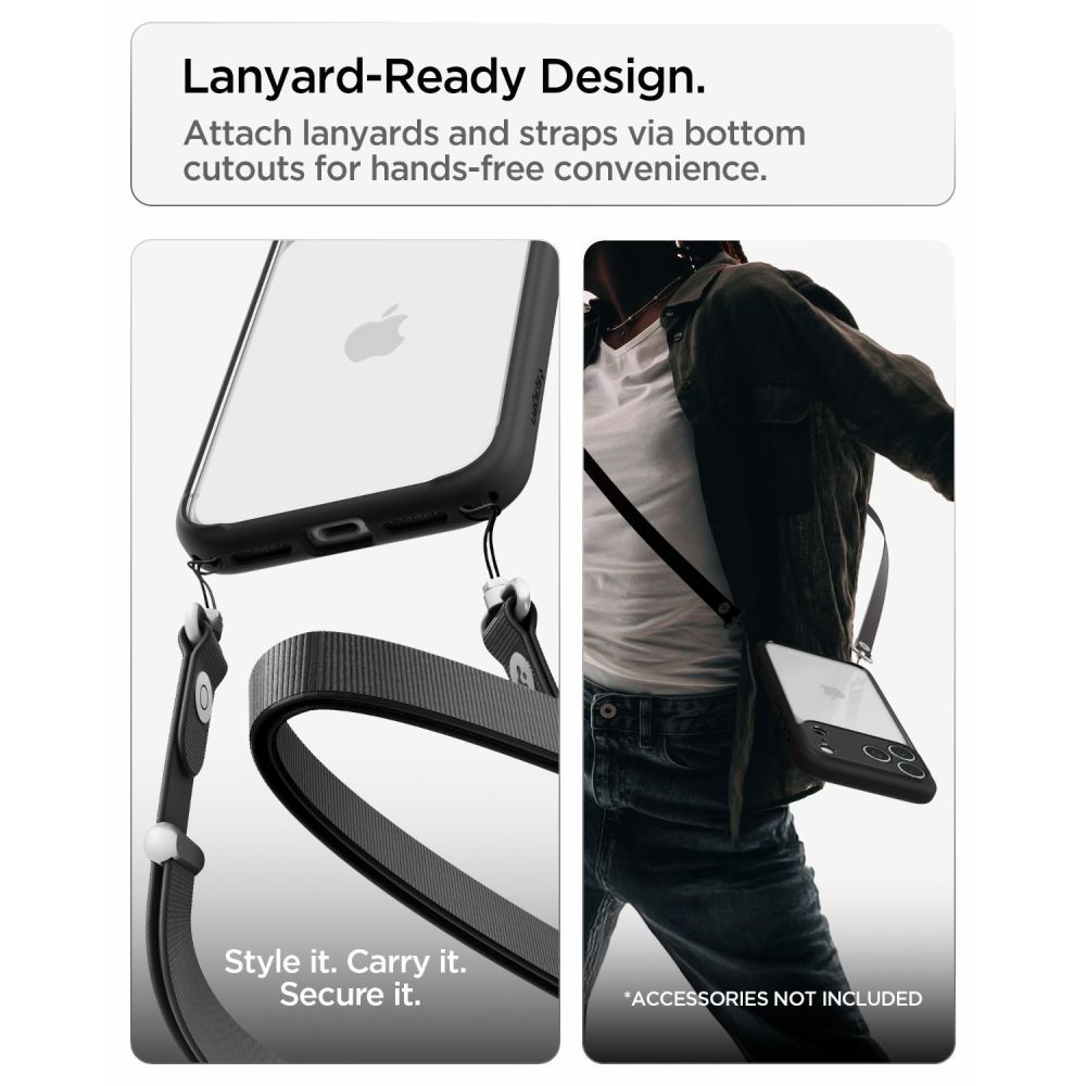 Husa Spigen Ultra Hybrid compatibila cu iPhone 18 Pro Max / 17 Pro Max, Matte Black