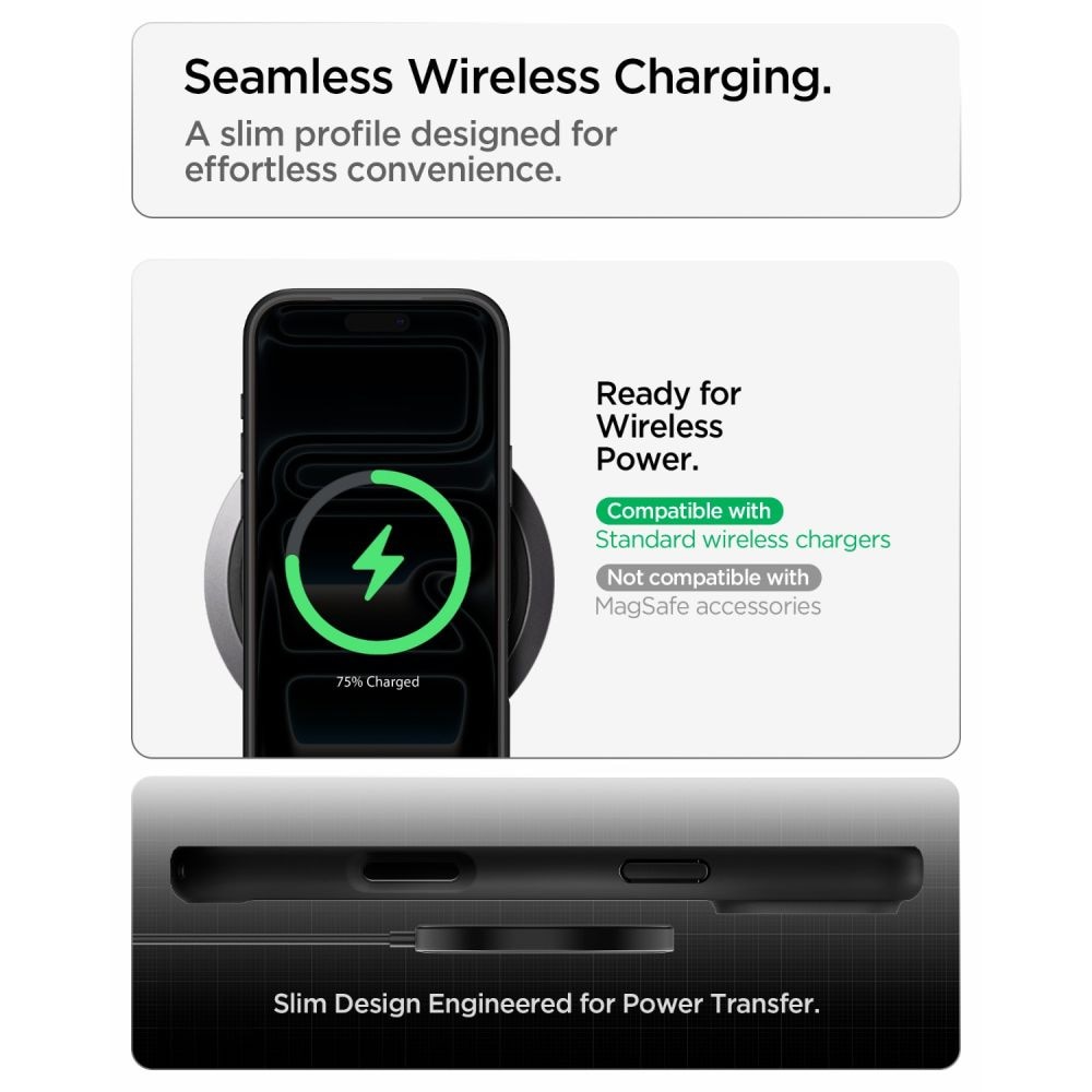 Husa Spigen Ultra Hybrid compatibila cu iPhone 18 Pro Max / 17 Pro Max, Matte Black