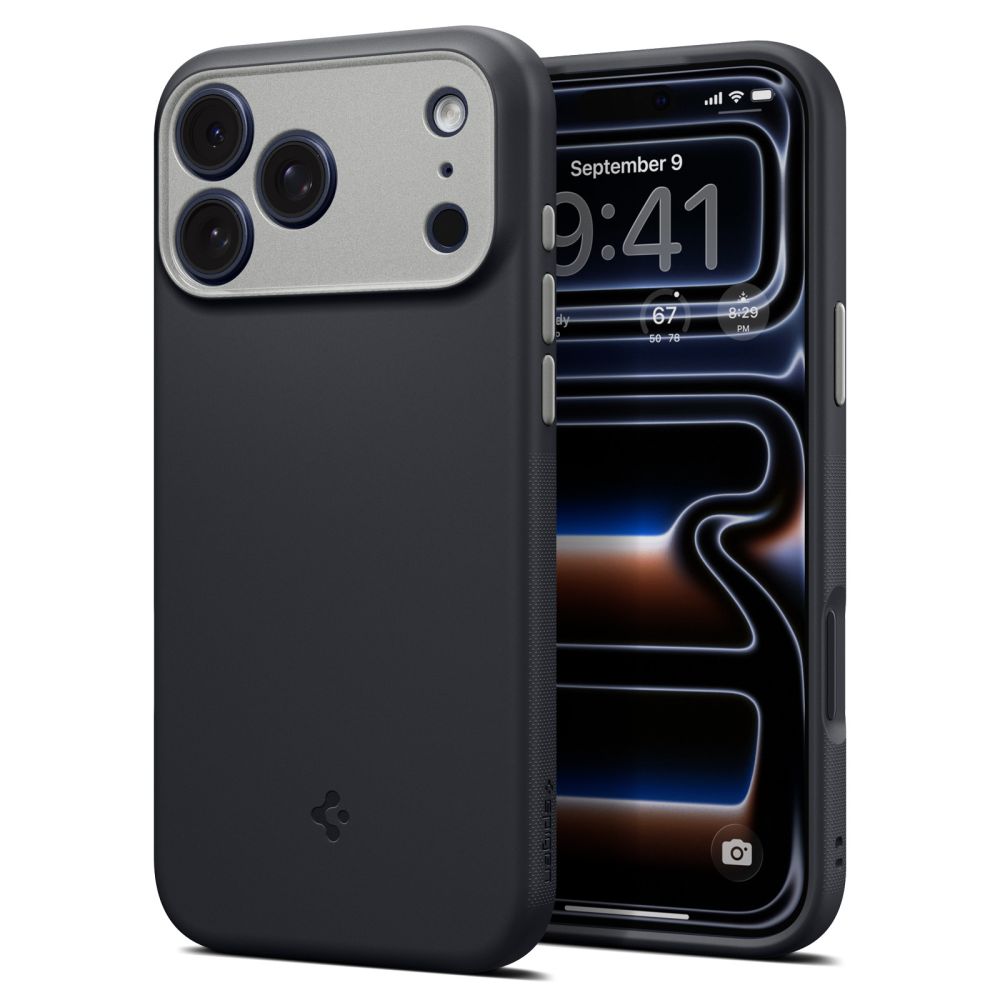 Husa Spigen Nano Pop cu MagSafe compatibila cu iPhone 18 Pro / 17 Pro, Negru