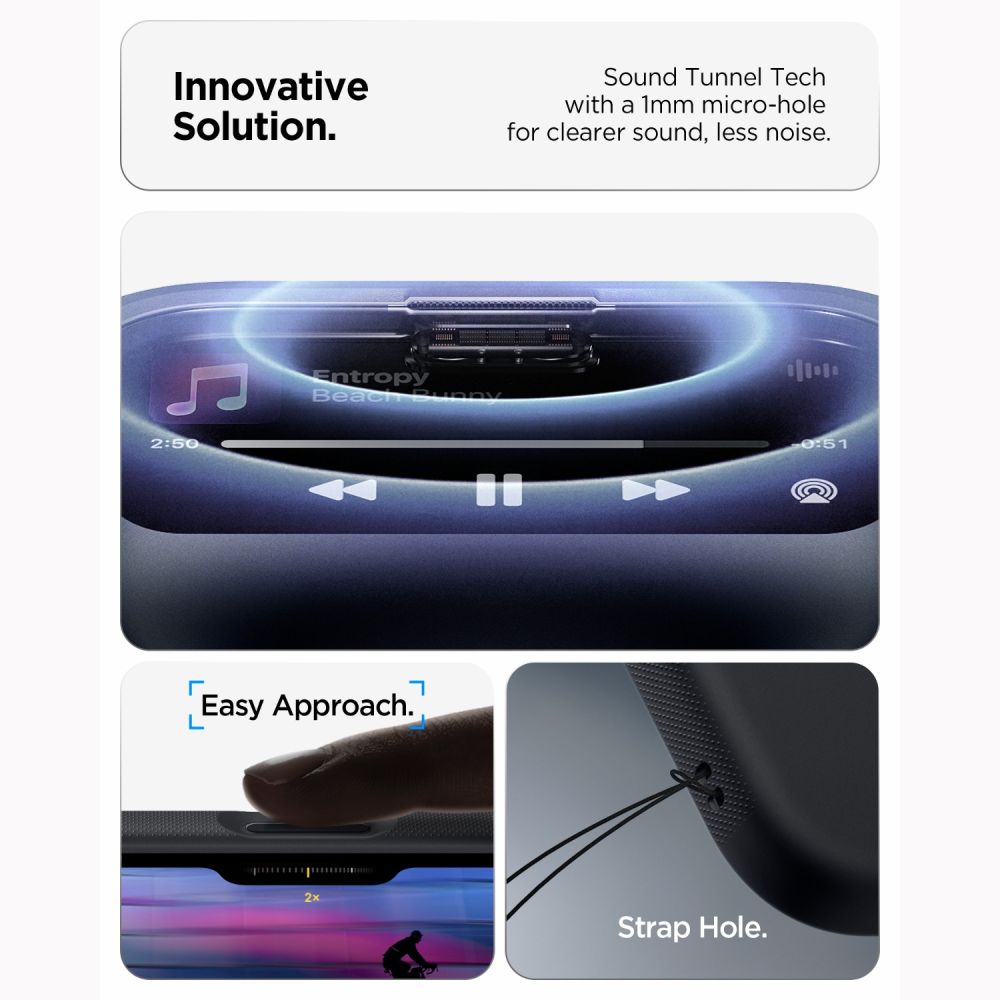 Husa Spigen Nano Pop cu MagSafe compatibila cu iPhone 18 Pro / 17 Pro, Negru