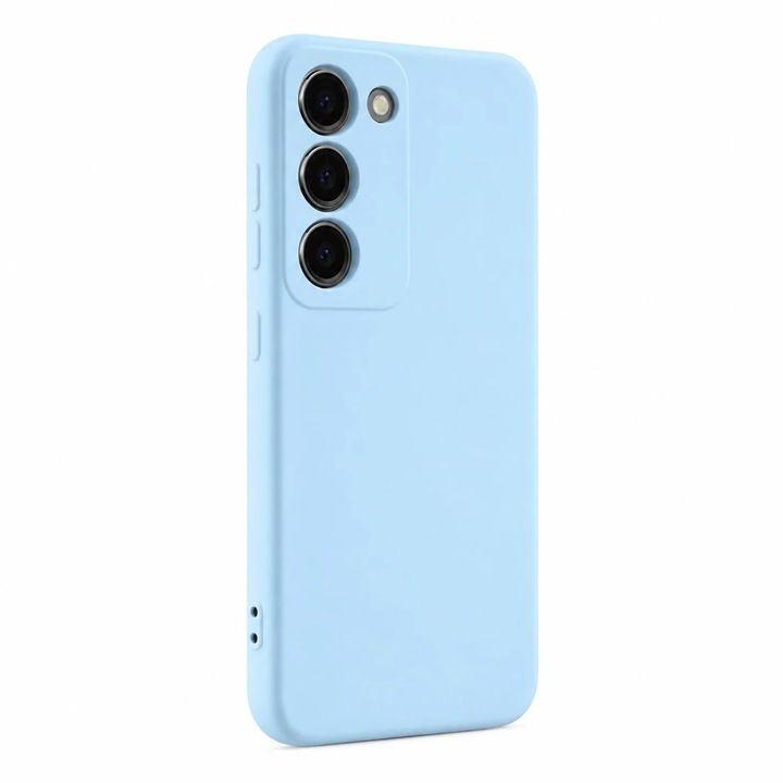 Husa Soft pentru Samsung S26, MicroFiber, TPU - Bleu