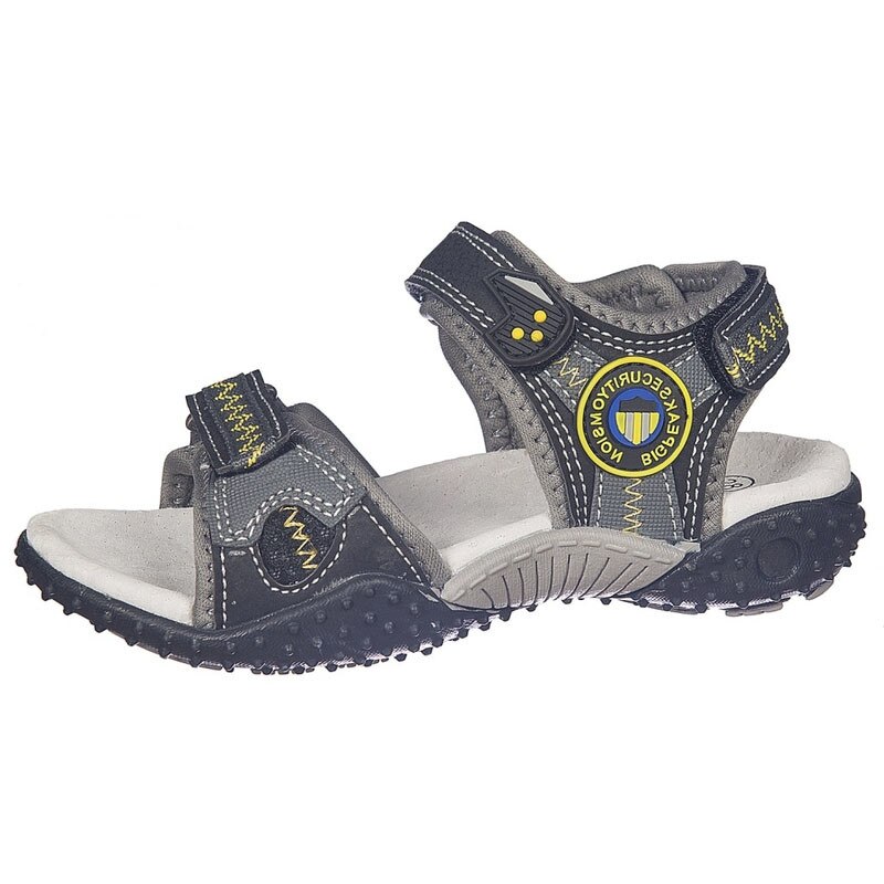 Sandale pentru baieti American Club 335/17G, Gri