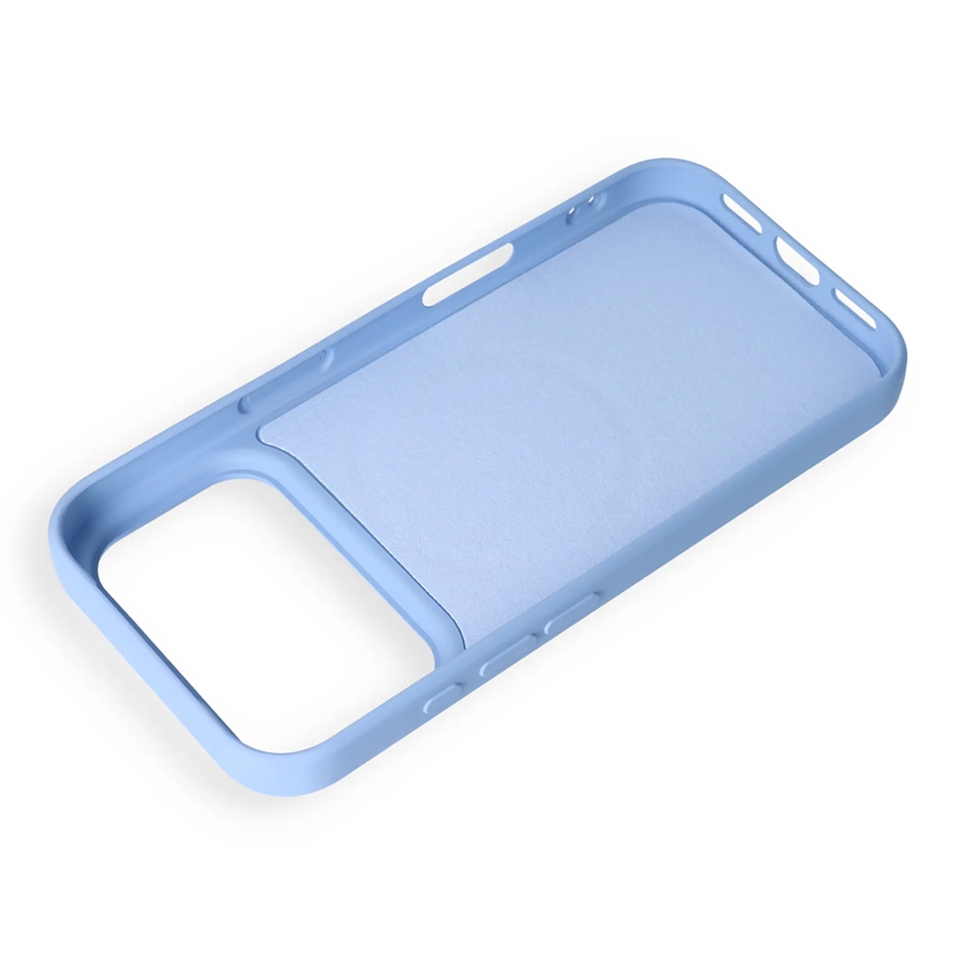 Husa de protectie TelefonulTau® pentru Apple iPhone 18 Pro / 17 Pro, compatibila MagSafe, Bumper Camera, Design Slim, Silicon Premium, Light Blue