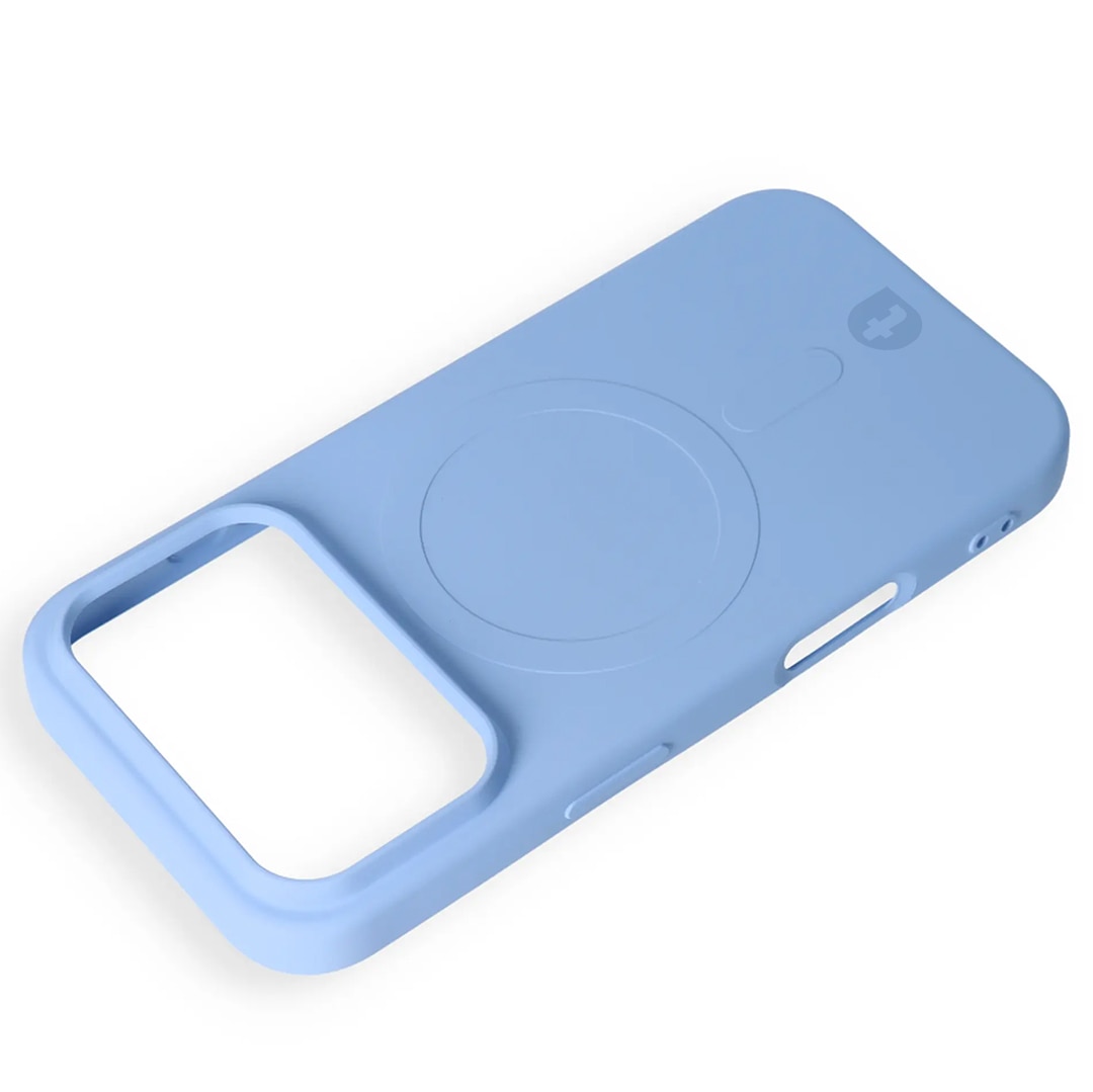 Husa de protectie TelefonulTau® pentru Apple iPhone 18 Pro / 17 Pro, compatibila MagSafe, Bumper Camera, Design Slim, Silicon Premium, Light Blue