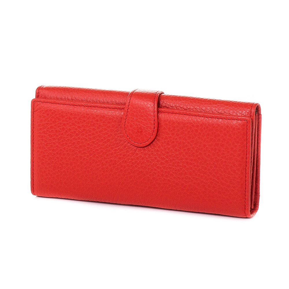 Portofel de dama din piele naturala Stilno A1010-05, Rosu