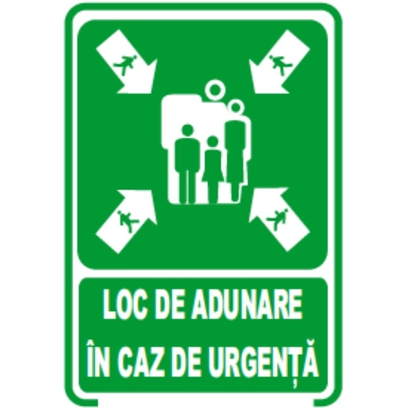 Indicator PVC A4 - Loc de adunare