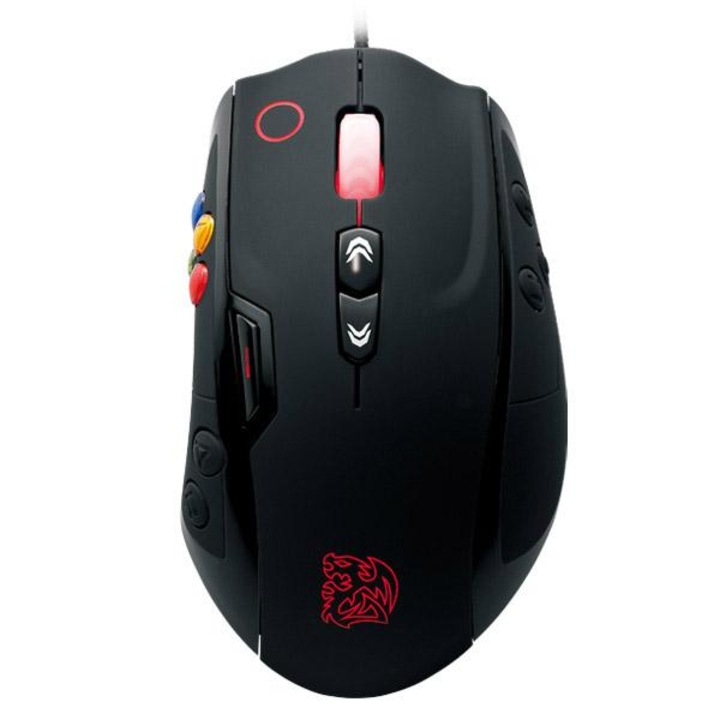 Mouse gaming Thermaltake Volos, Black
