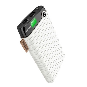 Baterie externa, LED cu Afisaj 10000 mAh Astrum PB100M2A WH Alb Baterie externa, LED cu Afisaj 10000 mAh Astrum PB100M2A WH Alb