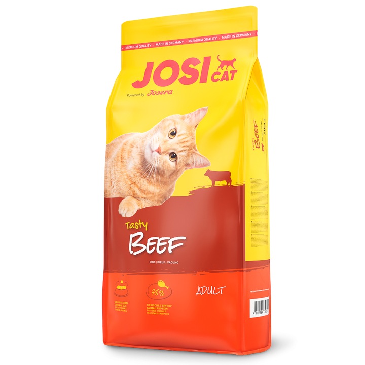 Hrana uscata pentru pisici Josera JosiCat Tasty Beef, 10Kg