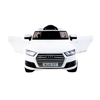 Masinuta electrica cu telecomanda pentru copii, Mappy, Audi Q7, Alb Masinuta electrica cu telecomanda pentru copii, Mappy, Audi Q7, Alb