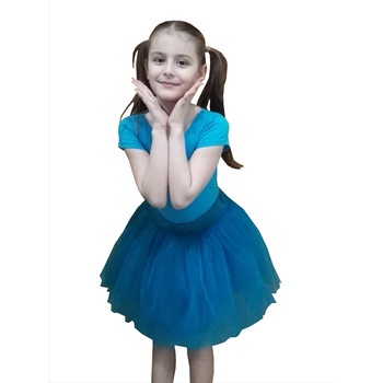 Fusta tulle turcoaz tutu copii - Alessia Fusta tulle turcoaz tutu copii - Alessia