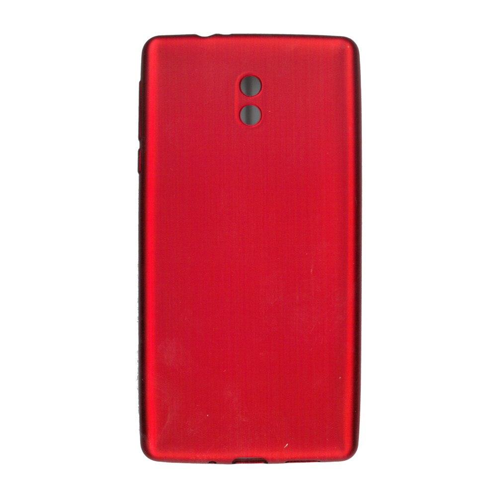 Husa din silicon mat Eurocell pentru Nokia 3, rosu