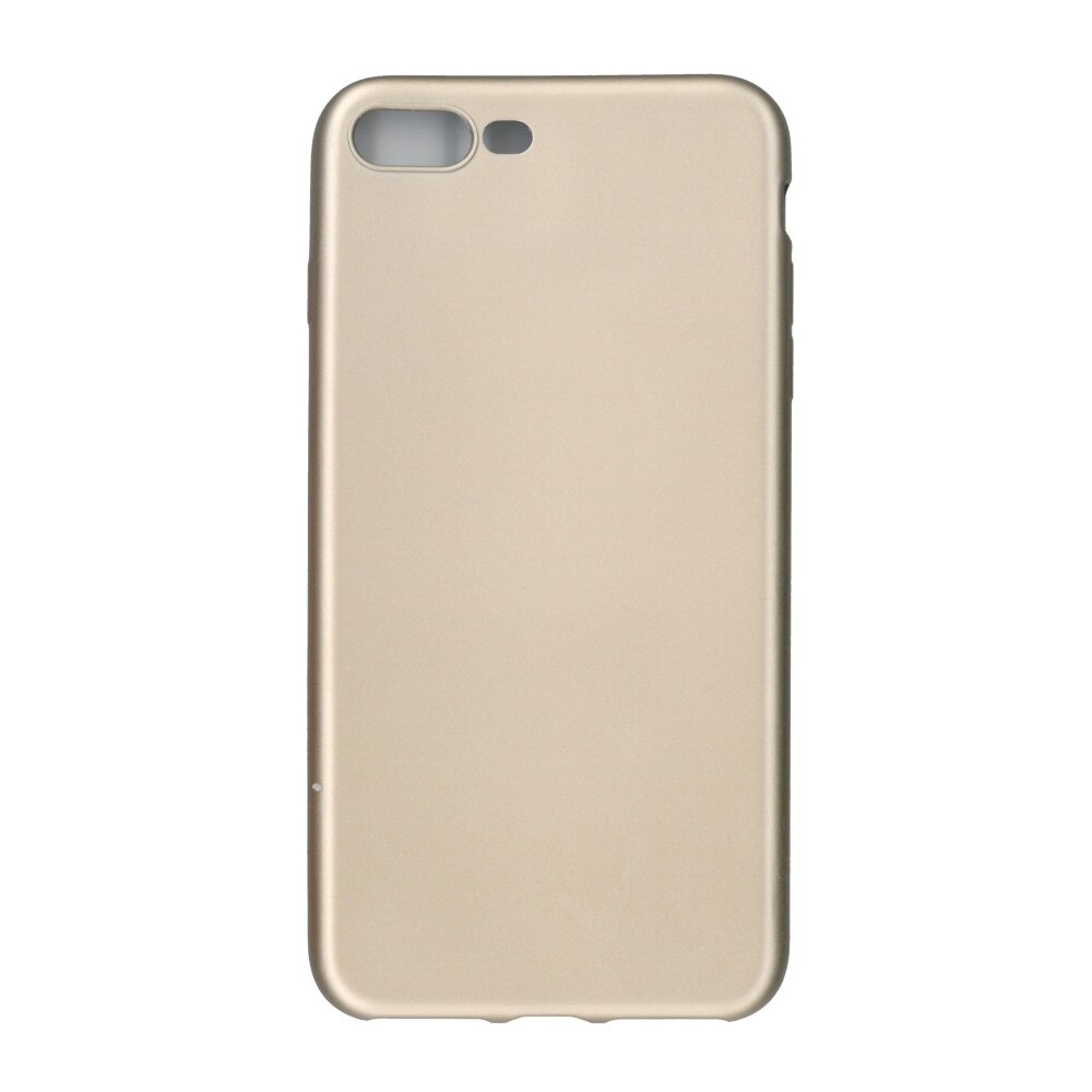 Husa din silicon mat Eurocell pentru iPhone 8 Plus, auriu