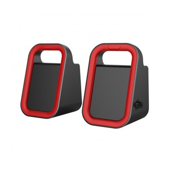 Boxe Audio Astrum SU160 2x3W conectare USB, Rosu/Negru Boxe Audio Astrum SU160 2x3W conectare USB, Rosu/Negru