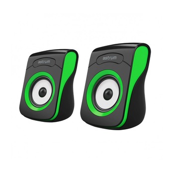 Boxe Audio Astrum SU100 2x3W conectare USB, Verde Boxe Audio Astrum SU100 2x3W conectare USB, Verde