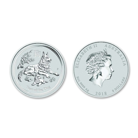 Moneda Argint Dog Perth Mint 5oz 999 9 155 517 Grame Emag Ro