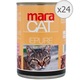 Hrana umeda pentru pisici Mara Cat, Iepure, 24x415g