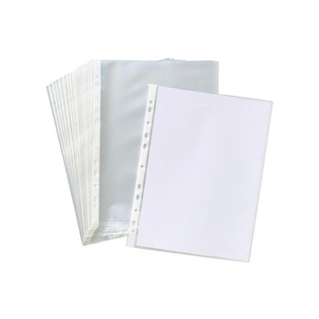 Folie protectie pentru documente A4, 40 microni, 100/set, Optima - cristal Folie protectie pentru documente A4, 40 microni, 100/set, Optima - cristal