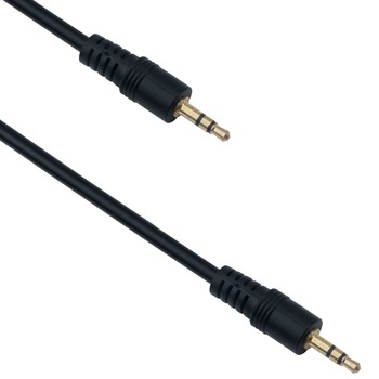 Cablu audio Jack Detech 3.5mm Tata, 5m, Stereo, negru Cablu audio Jack Detech 3.5mm Tata, 5m, Stereo, negru