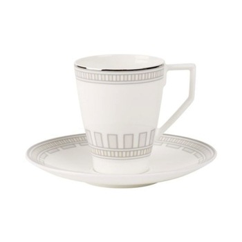 Ceasca cafea cu farfurie, La Classica Contura Ceasca cafea cu farfurie, La Classica Contura