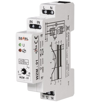 Dimmer inteligent Zamel Twilight WZM-01, 230 V, Alb Dimmer inteligent Zamel Twilight WZM-01, 230 V, Alb