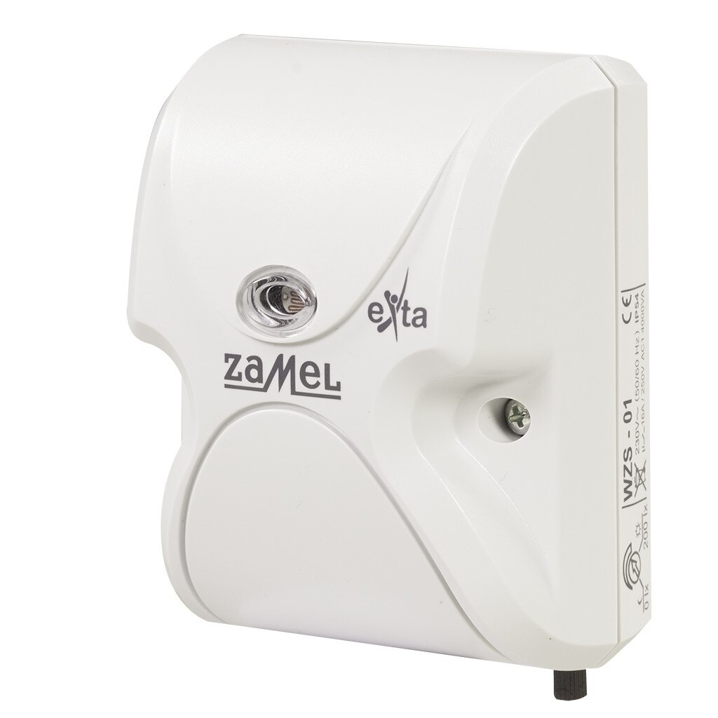 Dimmer inteligent Zamel Twilight WZS-01, 230 V, Alb