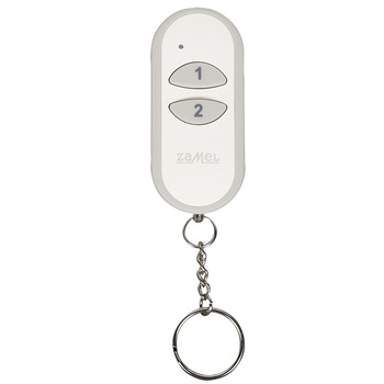 Telecomanda wireless cu 2 canale de control ZAMEL, P-257/2, Alb Telecomanda wireless cu 2 canale de control ZAMEL, P-257/2, Alb