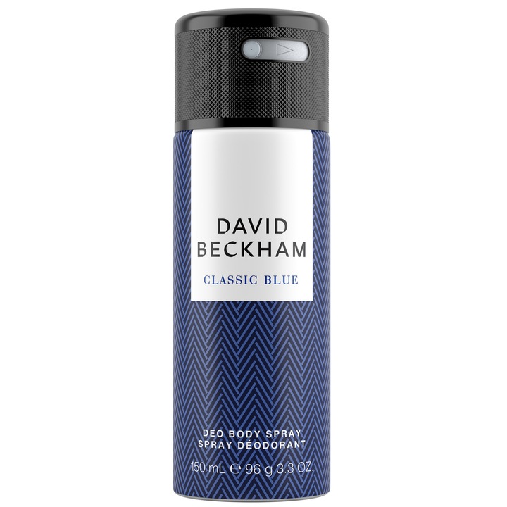 Deodorant spray David Beckham Classic Blue pentru barbati, 150 ml