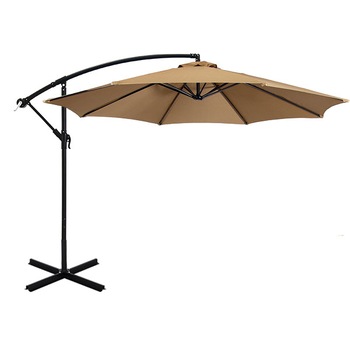 Umbrela de soare suspendata Timeless Tools, diametru 2,7 m, Khaki Umbrela de soare suspendata Timeless Tools, diametru 2,7 m, Khaki