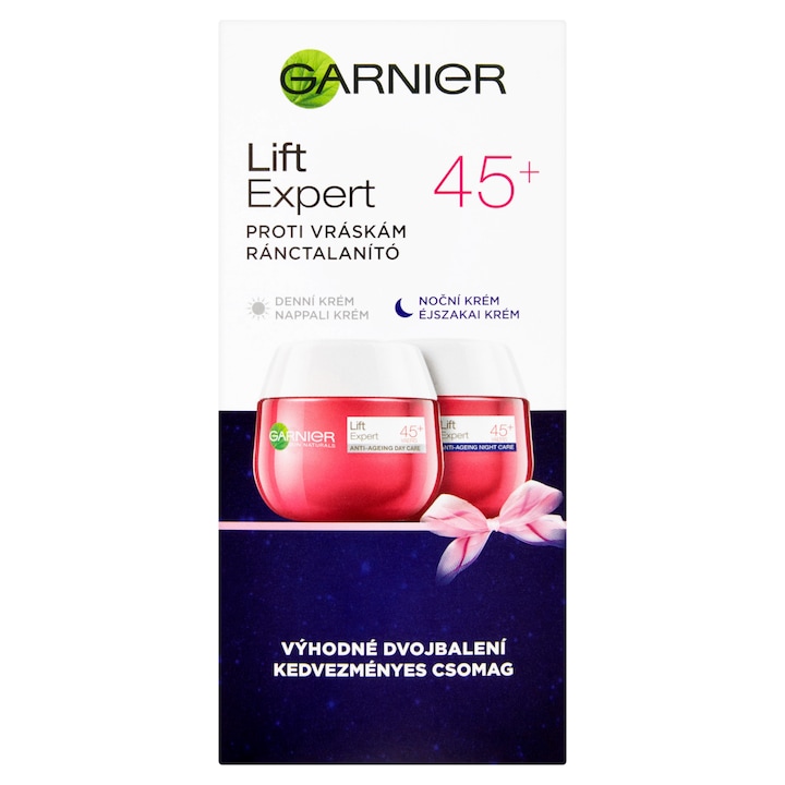 Garnier Skin Essentials 45+ ránctalanító nappali és éjszakai krém csomag, 100 ml