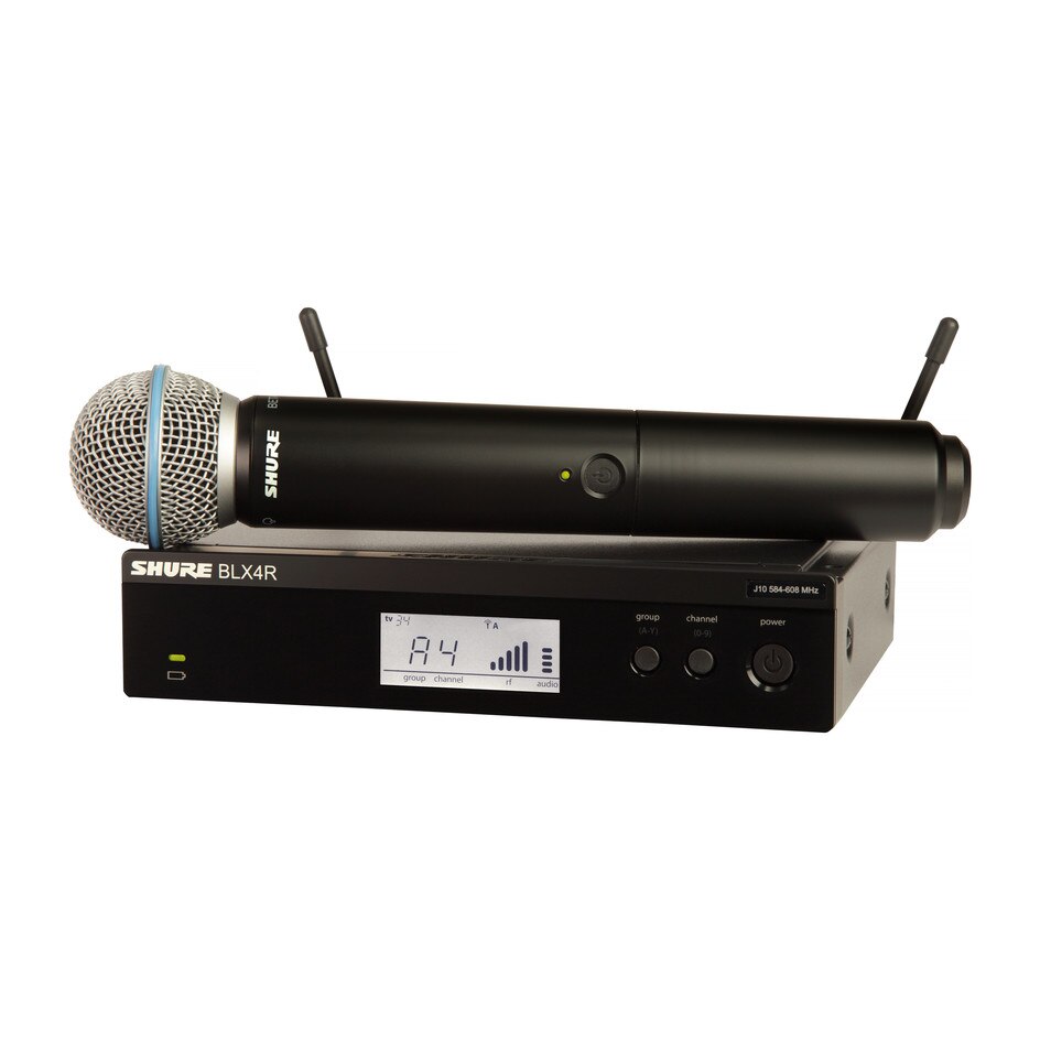 Sistem profesional wireless original Shure BLX24R/B58, microfon si receiver
