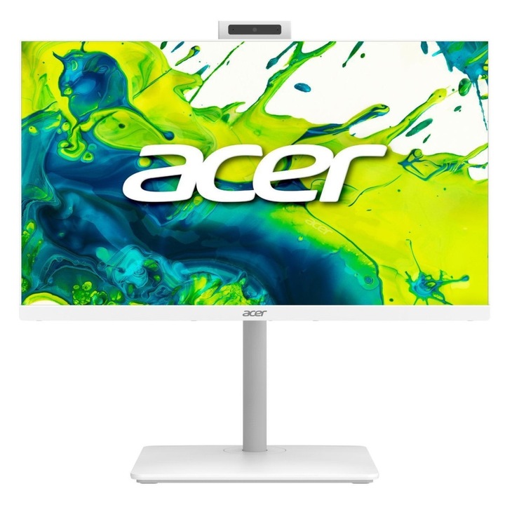 All in one PC Acer Aspire C27-A, DQ.BREEX.001, Intel Core i5-13420H (8-ядрен), Intel UHD Graphics, 16GB 3200MHz (1x16GB) DDR4, Бял