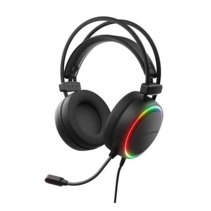 Слушалки Genesis Neon 614 RGB USB Черни
