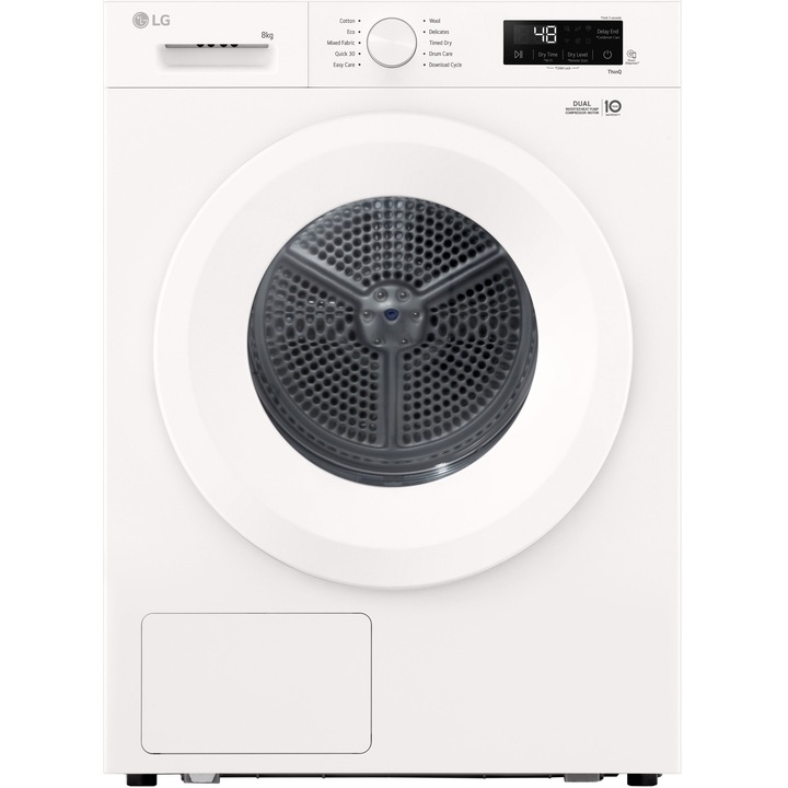 Uscator de rufe Indesit YTCM087BEU, 7 kg, Clasa B, Condensare, Motor Universal, Alb