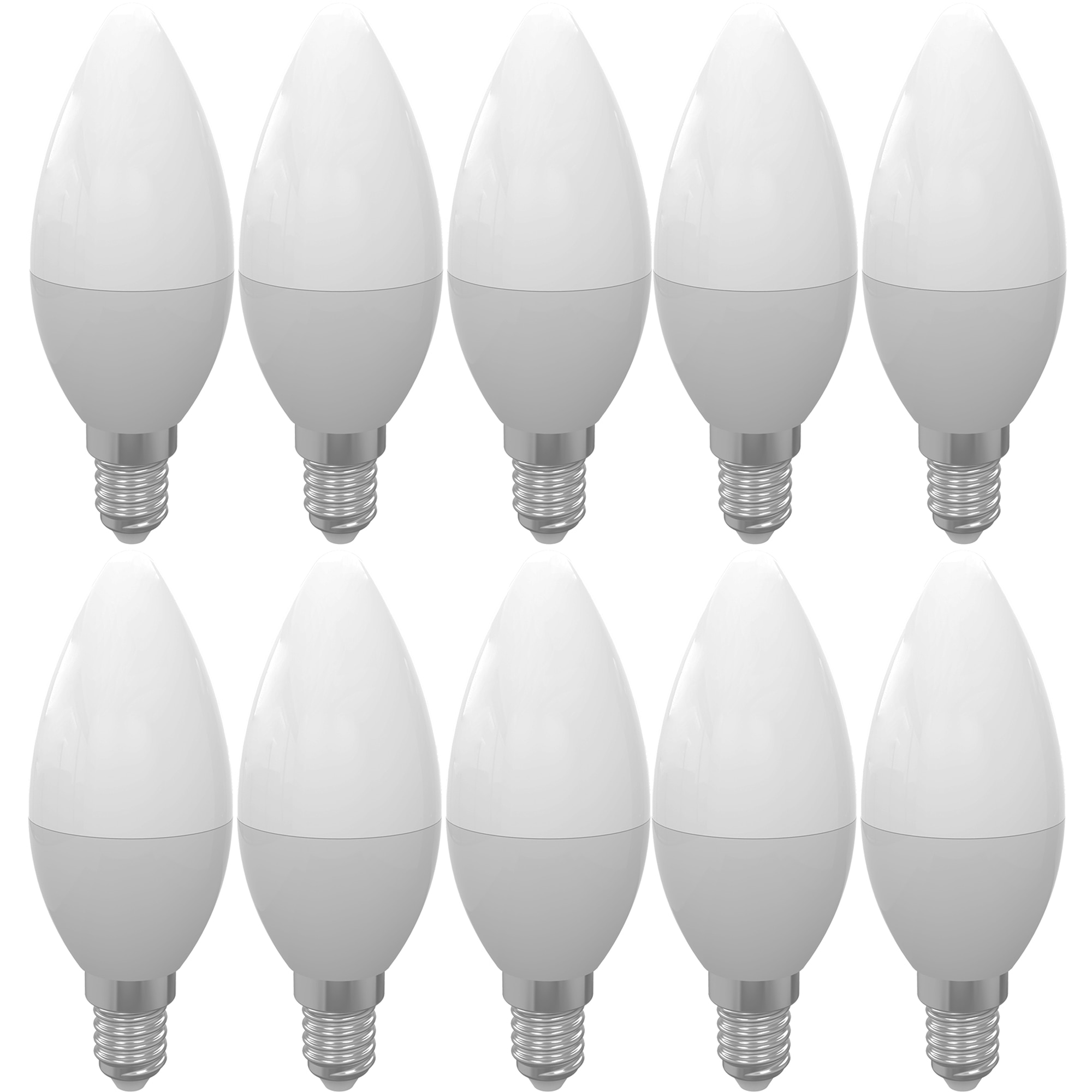 Set 10 becuri LED Novelite, E14, 5W, 400 lm, lumina calda