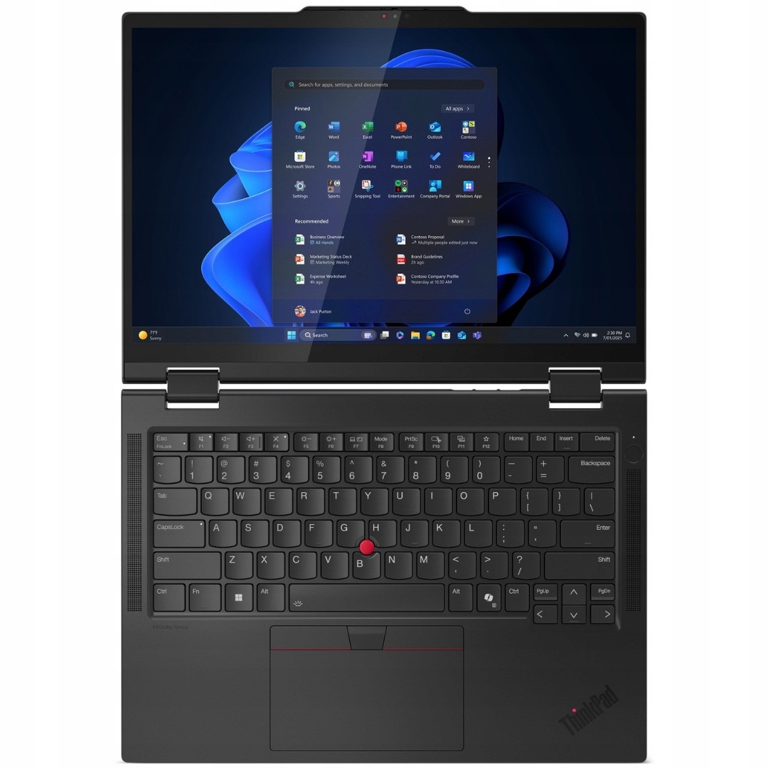 Laptop Lenovo ThinkPad T14s 2-in-1 G1, Intel Core Ultra 7 265U, 64GB 4TB SSD, 14" WUXGA 1920x1200 IPS Touch, Intel Graphics, Windows 11 Pro