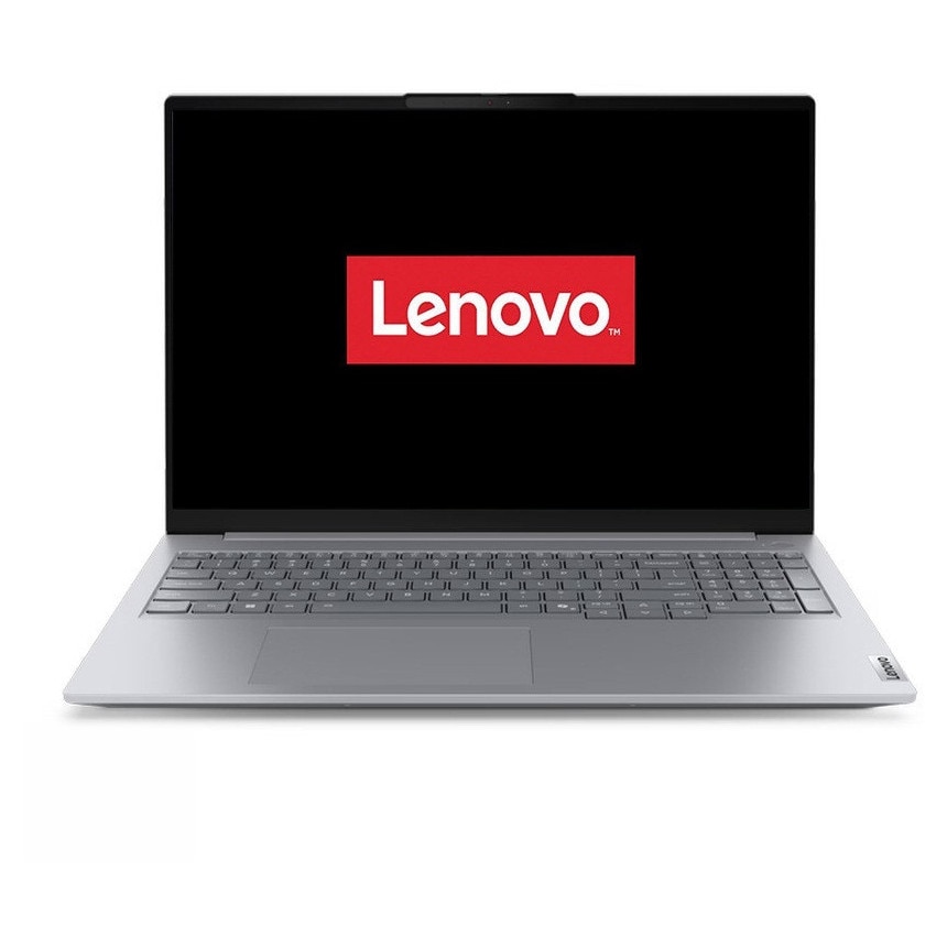 Laptop Lenovo ThinkBook 16 G9 IRL, 16'' WUXGA IPS, Procesor Intel Core 7 240H (24M Cache, up to 5.20 GHz), 16GB DDR5, 1TB SSD, No OS, Arctic Grey