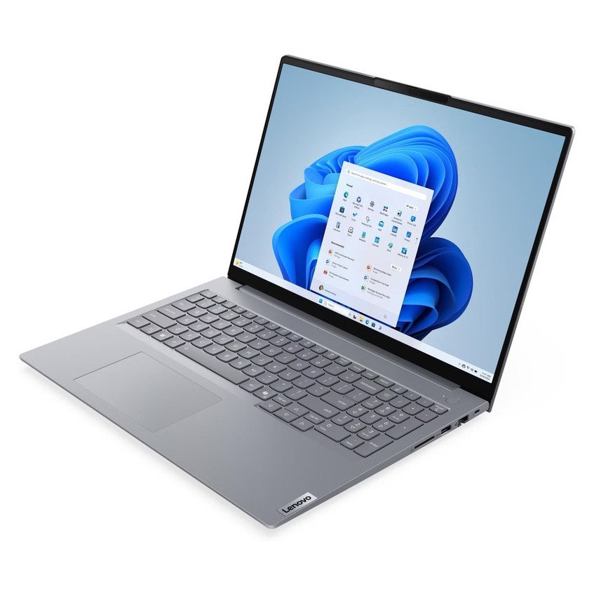 Laptop Lenovo ThinkBook 16 G9 IRL, 16'' WUXGA IPS, Procesor Intel Core 7 240H (24M Cache, up to 5.20 GHz), 16GB DDR5, 1TB SSD, No OS, Arctic Grey