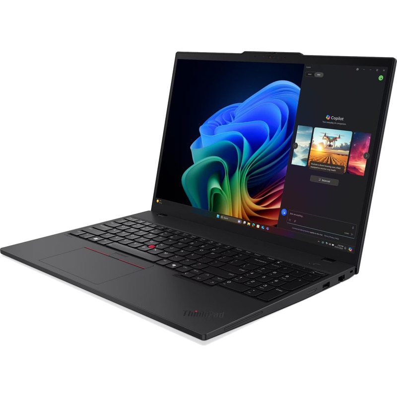 Laptop Lenovo 16'' ThinkPad T16 Gen 4, WUXGA IPS, Procesor AMD Ryzen™ AI 5 PRO 340 (16M Cache, up to 4.8 GHz), 32GB DDR5, 1TB SSD, AMD Radeon 840M, Win 11 Pro, Black