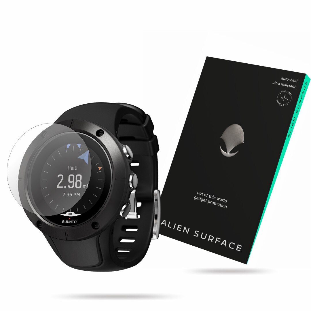 Folie Alien Surface, Suunto Spartan Trainer Wrist HR, protectie ecran 1+2 Rezerve