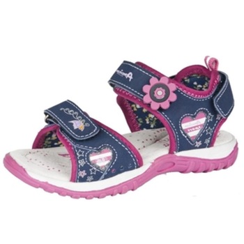 Sandale pentru fetite American Club 268/15B, Multicolor, 28 Sandale pentru fetite American Club 268/15B, Multicolor, 28
