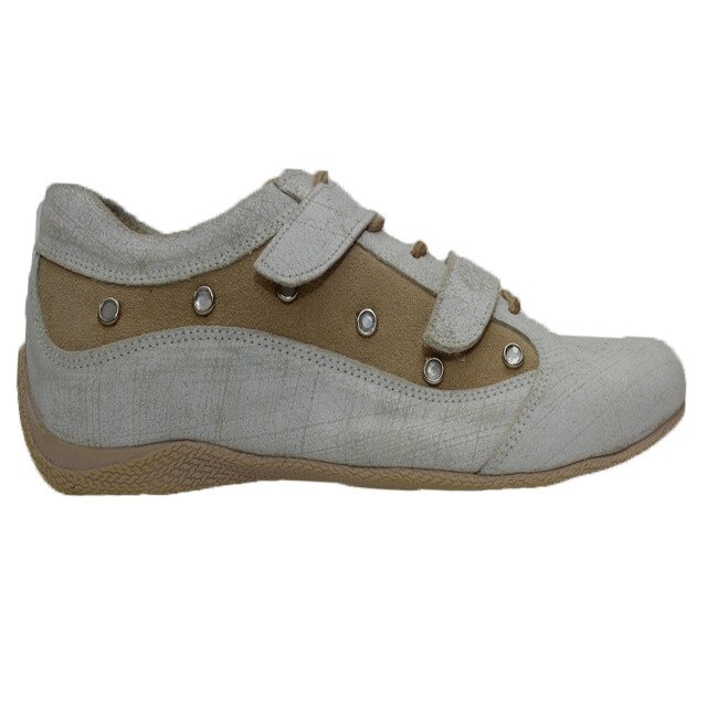 Pantofi comozi cu talpa joasa, D&J Exclusive, Bej